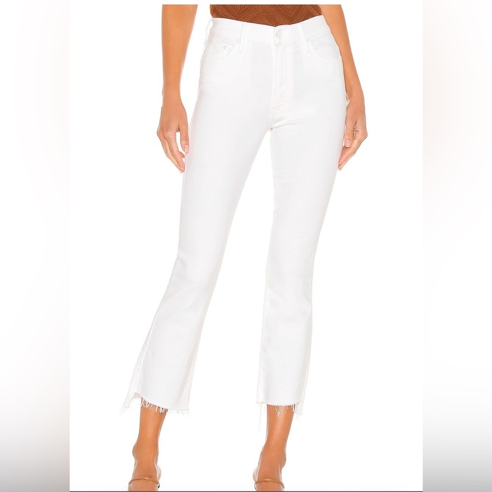 MOTHER insider crop step fray color: fairest of them all size 25